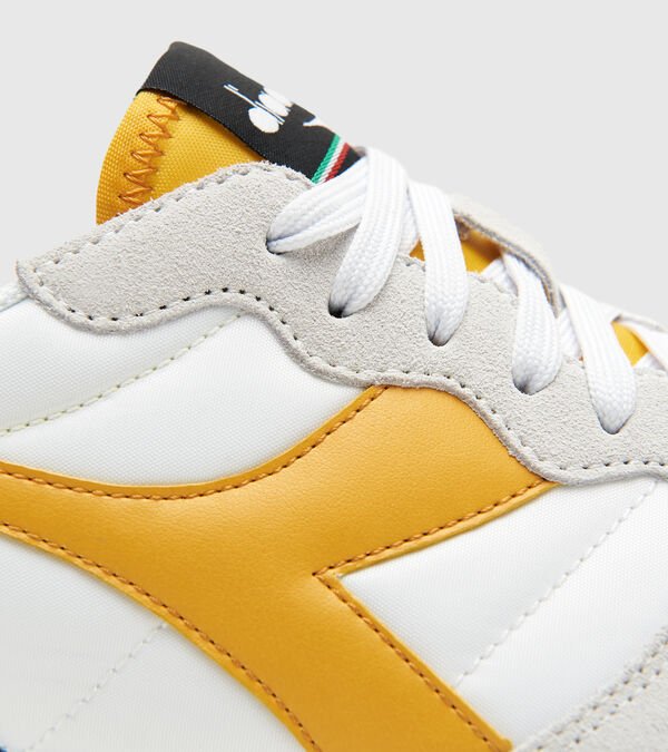 Tenis Diadora Camaro Hombre Blancos Grises Amarillos | Mexico-895172