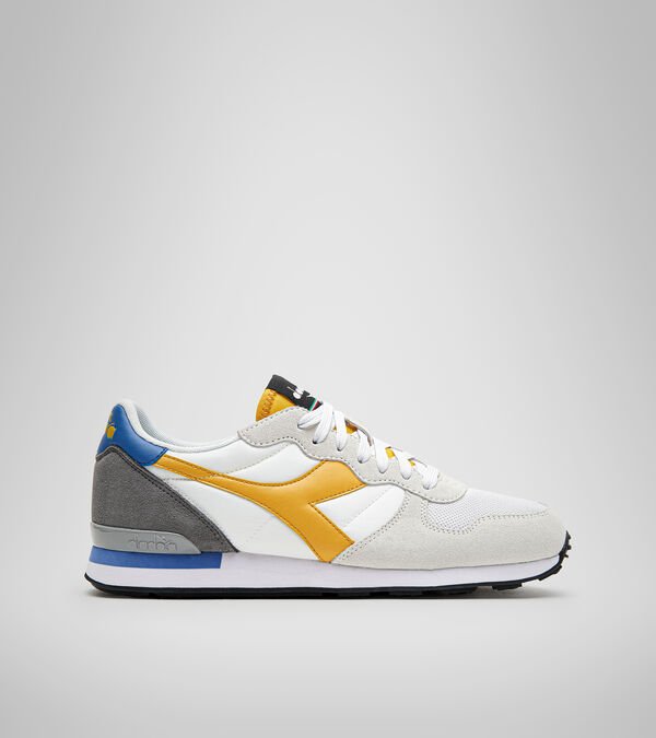 Tenis Diadora Camaro Hombre Blancos Grises Amarillos | Mexico-895172