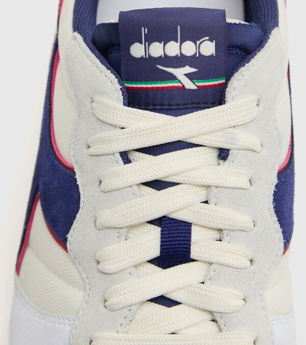 Tenis Diadora Camaro Icona Hombre Blancos Grises Azules | Mexico-371908