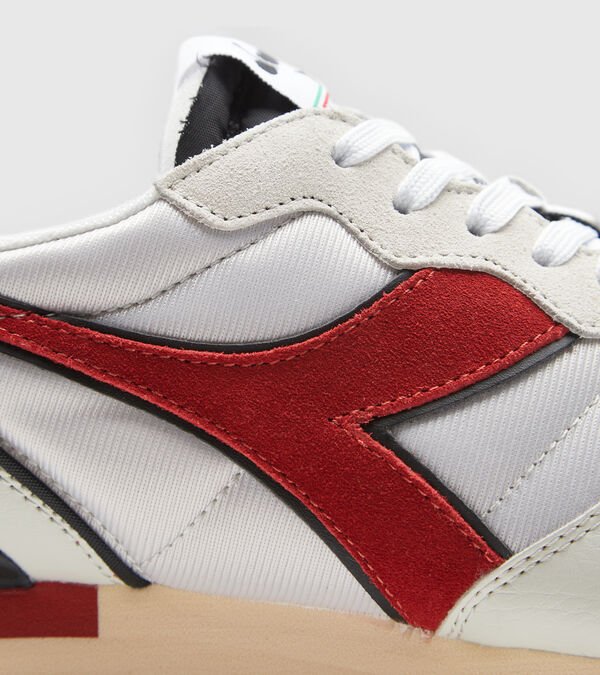 Tenis Diadora Camaro Icona Hombre Grises Rojos | Mexico-753046