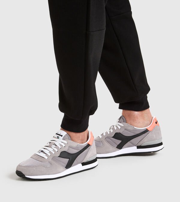 Tenis Diadora Camaro Mujer Grises Negros | Mexico-649237