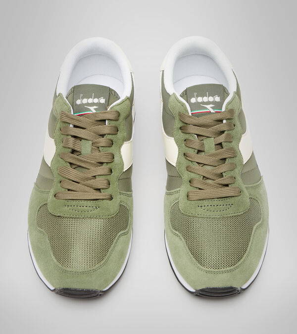 Tenis Diadora Camaro Mujer Verde Oliva Verdes Blancos | Mexico-490675