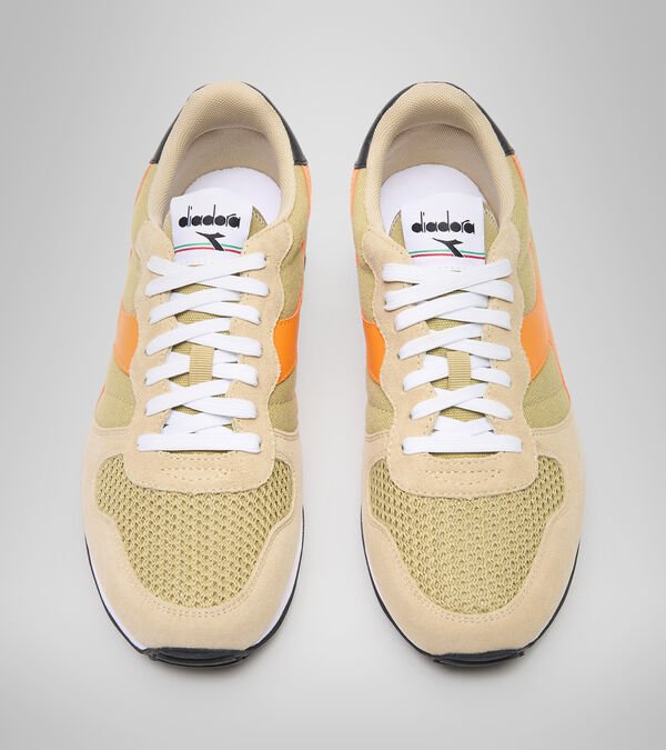 Tenis Diadora Camaro Natural Pack Hombre Kaki Naranjas | Mexico-749281