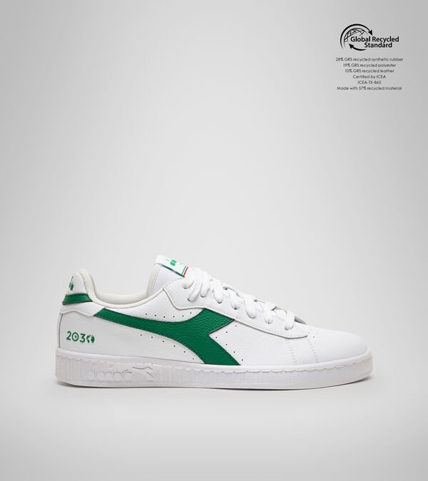 Tenis Diadora Game L Low 2030 Hombre Blancos Verdes | Mexico-642108