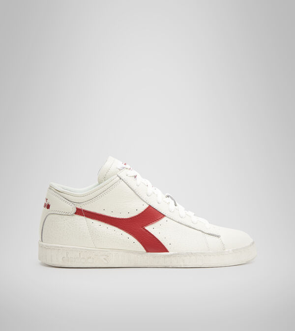 Tenis Diadora Game L Waxed Row Cut Hombre Blancos Rojos | Mexico-479538