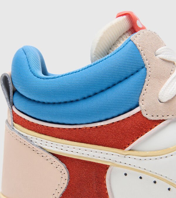 Tenis Diadora Magic Basket Demi Icona Wn Mujer Beige Rosas Azules | Mexico-763290