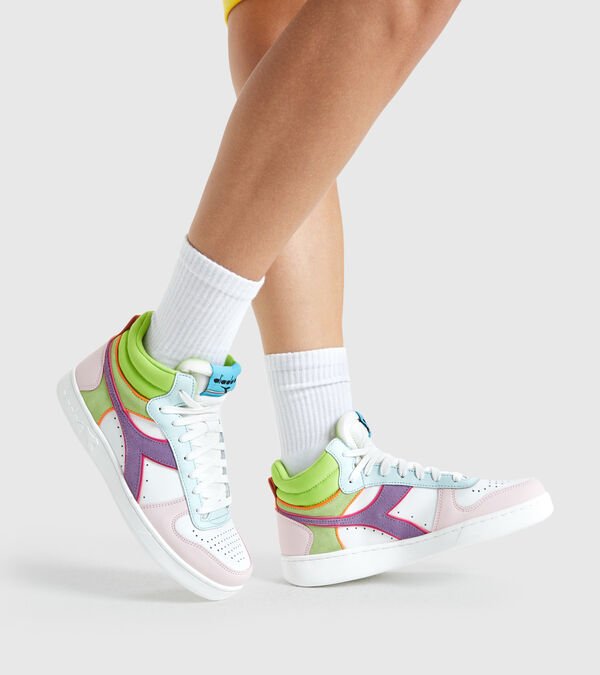 Tenis Diadora Magic Basket Demi Wn Mujer Blancos | Mexico-781635