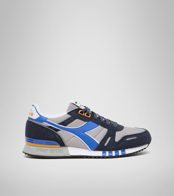 Tenis Diadora Titan Hombre Grises Azules | Mexico-603941