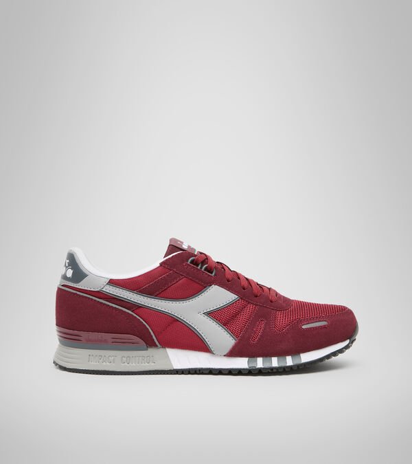 Tenis Diadora Titan Hombre Rojos Plateados Blancos | Mexico-598143