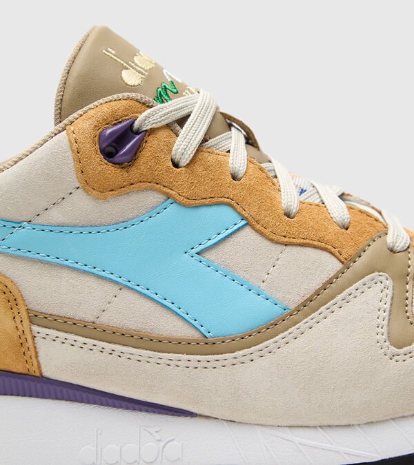 Tenis Diadora V7000 Camo Hombre Beige Marrom Azules | Mexico-607351