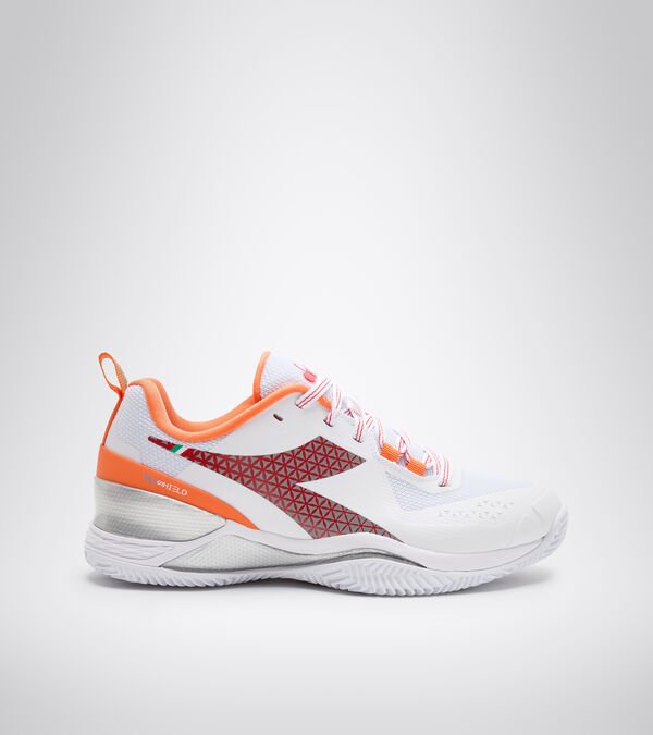 Zapatos de Tenis Diadora Blushield Torneo W Clay Mujer Blancos Naranjas Rojos | Mexico-172459