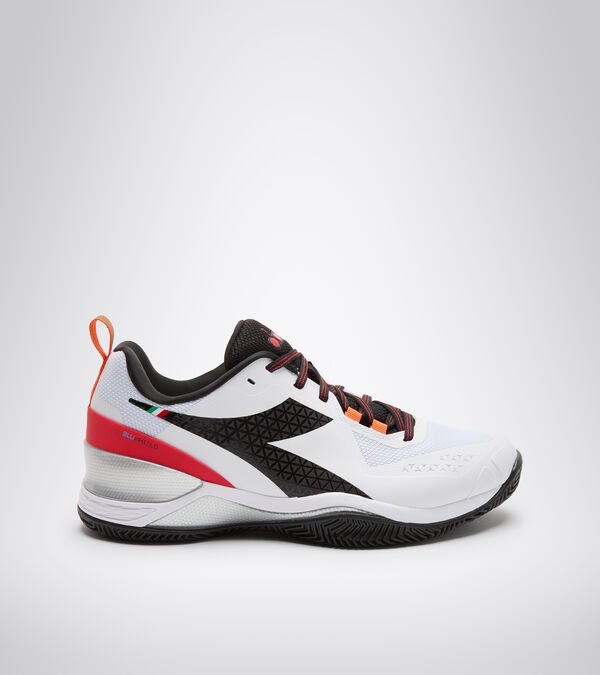 Zapatos de Tenis Diadora Blushield Torneo Clay Hombre Blancos Negros Rojos | Mexico-485231