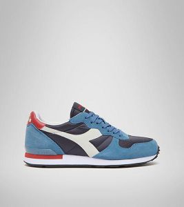 Tenis Diadora Camaro Hombre Azules Blancos Rojos | Mexico-842701