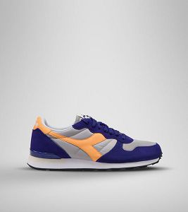 Tenis Diadora Camaro Hombre Azules Grises Amarillos | Mexico-312097