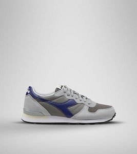 Tenis Diadora Camaro Hombre Grises Azules | Mexico-750189