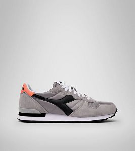 Tenis Diadora Camaro Mujer Grises Negros | Mexico-649237