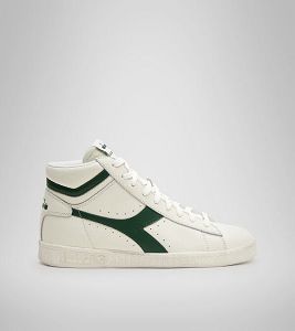 Tenis Diadora Game L High Waxed Hombre Blancos Verdes | Mexico-247013