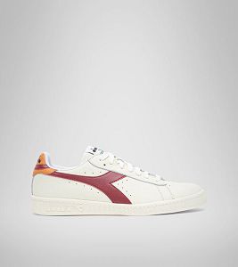 Tenis Diadora Game L Low Hombre Blancos Rojos | Mexico-832497