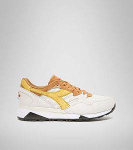 Tenis Diadora N9002 Overland Hombre Beige Marrom Amarillos | Mexico-536271