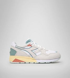 Tenis Diadora N9002 Overland Hombre Blancos Grises Verdes | Mexico-163048