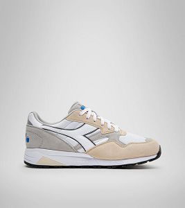 Tenis Diadora N902 Hombre Blancos Grises Azules | Mexico-798362