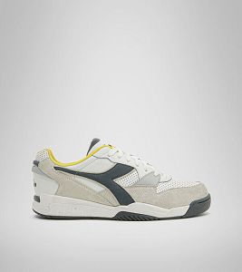 Tenis Diadora Rebound Ace Wax Mujer Grises Blancos Amarillos | Mexico-783102