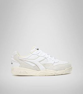 Tenis Diadora Rebound Ace Wax Mujer Grises Blancos | Mexico-892674