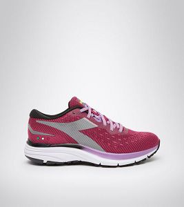 Tenis Para Correr Diadora Mythos Blushield 6 W Mujer Rojos Plateados Blancos | Mexico-981024